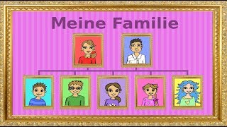 Deutsch lernen die Familie  Genitiv  family  genitive case  German lesson for beginners [upl. by Arny828]