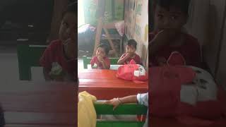 shaurya and dakshu first day school [upl. by Aynotahs]