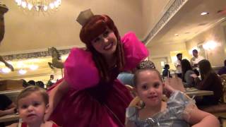 Disney Dinner with Cinderella at 1900 Park Fare [upl. by Ssej]