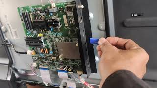 Skyworth 55 inch smart LED TV  How To Repair No Power [upl. by Cris]