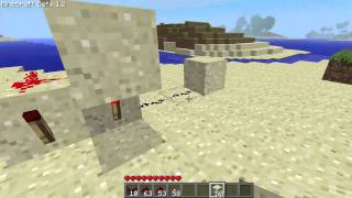 Minecraft Beta 12 Note Blocks Creating a Song [upl. by Edrahs]