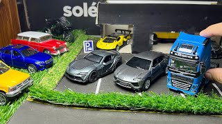 Ultimate Diecast Car Collection in Showroom  Miniature Garage Tour [upl. by Asenev]