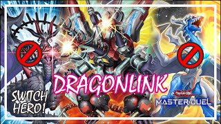 DRAGONLINK 2024 POST BAN LIST COMBO RANKED GAMEPLAY YuGiOh Master Duel dragonlink masterduel [upl. by Halona270]