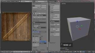 how to apply textures in blender 27x beginners [upl. by Rtoip]