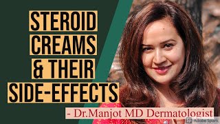 Steroid based creams and their side effects and how to treat it in Hindi and English by DrManjot MD [upl. by Aelanej]