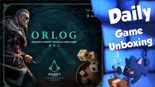 Orlog  Daily Game Unboxing [upl. by Cirdec]