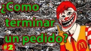 Como terminar un pedido 2 Tirar la basura [upl. by Nylorahs]