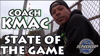 Coach KMac  The State of the Game  Legendary Snoop Dogg SYFL Coach  Netflix Star [upl. by Yretsym815]