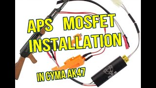 APS Mosfet Installation CYMA AK47 CM 522 V3 Gearbox Disassembly [upl. by Naffets]