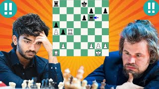 Magnus Carlsen vs Gukesh D chess game 48 [upl. by Akihsan384]