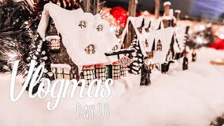 Harry Potter Illuminated Village Collection  Bradford Exchange  Vlogmas Day 10 [upl. by Inavihs887]