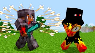 CAÇADOR vs PARAR O TEMPO no MINECRAFT [upl. by Woodhead914]