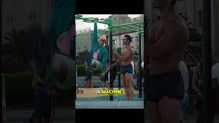 CRAZY NERD prank calisthenics guys in the park  PRANK anatoly nerd calisthenicsinpublic [upl. by Erv]