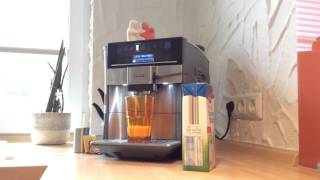 Siemens EQ6 series 700  Latte Macchiato Bezug  aroma Double shot [upl. by Evol]