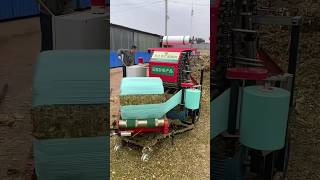 A necessary machine for cattle and sheep breeding to store fodder straw baling and packaging machine [upl. by Macdermot790]