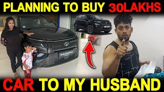 Planning To Buy 30Lakhs CAR🚗 To My Husband Kuyya Vlogs [upl. by Ennairda]