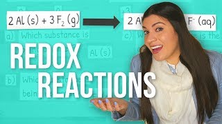 Oxidation and Reduction Redox Reactions StepbyStep Example [upl. by Idel]