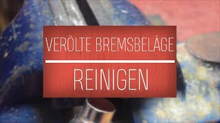 Verölte Bremsbeläge reinigensäubern 🛠 Heimwerker SPEZIAL [upl. by Adaline]