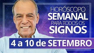 HORÓSCOPO SEMANAL  4 a 10 de SETEMBRO [upl. by Ennairrek518]