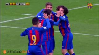 3 Asistencias Marc Cucurella Barça B vs Eldense 120 [upl. by Minabe]