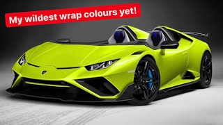 WRAPPING MY NEW LAMBORGHINI VELOCE APERTA [upl. by Ylsew]