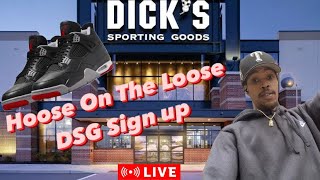 DSG Sign Up for Reimagined Air Jordan Bred 4s live vlog [upl. by Patrizia83]