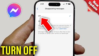 How To Turn Off Disappearing Messages On Messenger 2024  Disable Vanish Mode In Facebook Messenger [upl. by Matless996]