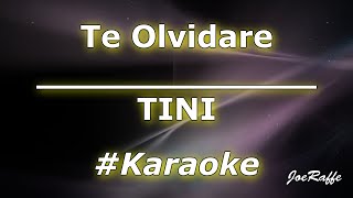 TINI  Te Olvidare Karaoke [upl. by Issie]