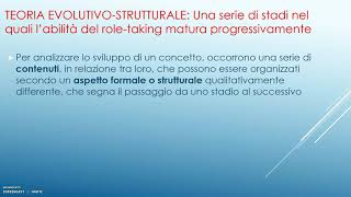 31 24 CFU PSICOLOGIA DELLO SVILUPPO SELMAN [upl. by Neufer923]