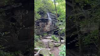 Slick Rock Falls Pisgah National Forest NC waterfall PisgahNationalForest NCMountains [upl. by Lertnahs708]