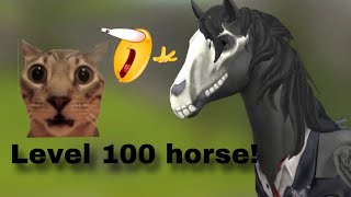 Level 100 horse in WildCraft 😱  vAngelicAngel [upl. by Savage]