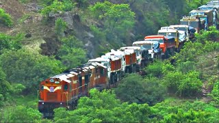 BEST OF MONSOON  TRUCKS ON RAIL  RORO TRAIN [upl. by Ahsha]