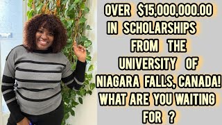 1500000000 IN SCHOLARSHIPS II What are you waiting forStudycanada Studyabroad Niagarafalls [upl. by Sigismond]