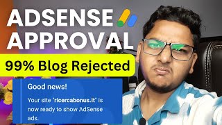 99 Google AdSense Rejected Due to Policy Violation  Get AdSense Approval Easily in 2024 [upl. by Einohpets]