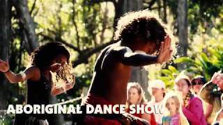 Currumbin Wildlife Sanctuary Aboriginal Dance Show [upl. by Sirromed]