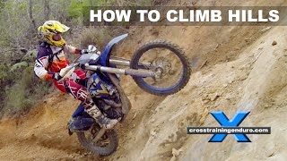 How to climb hills on dirt bikes ∣ Cross Training Enduro [upl. by Annairdna]