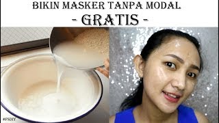 Cara cepat memutihkan kulit dengan air beras  DIY MASK  FsDiy [upl. by Booma]