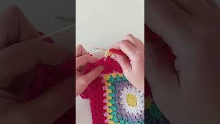 How to decrease granny stitch crochet [upl. by Anaujd42]