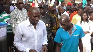 Former PM Simoes Pereira votes in GuineaBissau elections [upl. by Llehcar]