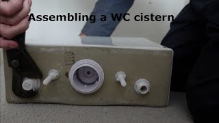 How to make up a new WC cistern before fitting [upl. by Aihsel719]