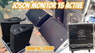 JOSON MONITOR ACTIVE SPEAKERNAPAKAGANDA NG TUNOGBUILTIN 1300W AMPLIFIER electrosoundsanddiy [upl. by Joanie882]