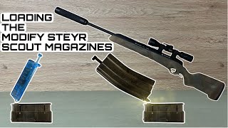 Modify Steyr Scout  Loading mags [upl. by Nathanson]