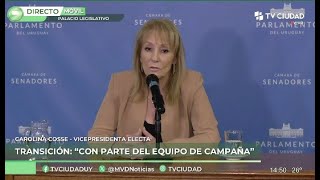 🔴Conferencia de Prensa  Carolina Cosse EN VIVO Reunión con Beatriz Argimón en el P Legislativo [upl. by Templer]