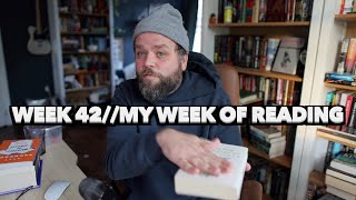 Week 42 My week of reading buying books existing [upl. by Kcirted393]