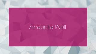 Arabella Wall  appearance [upl. by Ulane235]