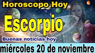 horoscopo de hoy Escorpio  Horóscopo Diario  Escorpio  20 de noviembre de 2024 [upl. by Amelus]