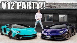 Lamborghini Aventador SVJ vs Aventador SV HEAD TO HEAD [upl. by Demeter]