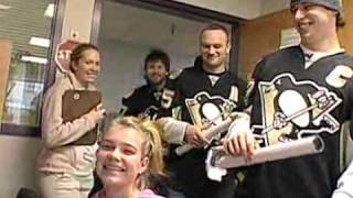 Sidney Crosby Visits the Childrens Hospital of Pittsburgh [upl. by Ahsiryt]