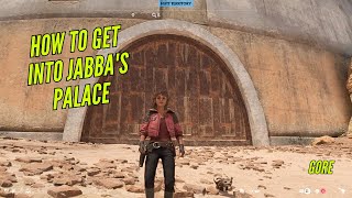 How to get into Jabbas Palace  Star Wars Outlaws [upl. by Neeli]