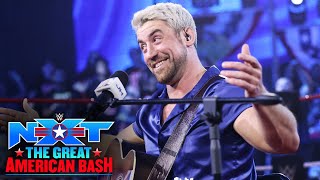 Joe Hendry rocks NXT with special concert Great American Bash 2024 highlights [upl. by Atteuqnas]